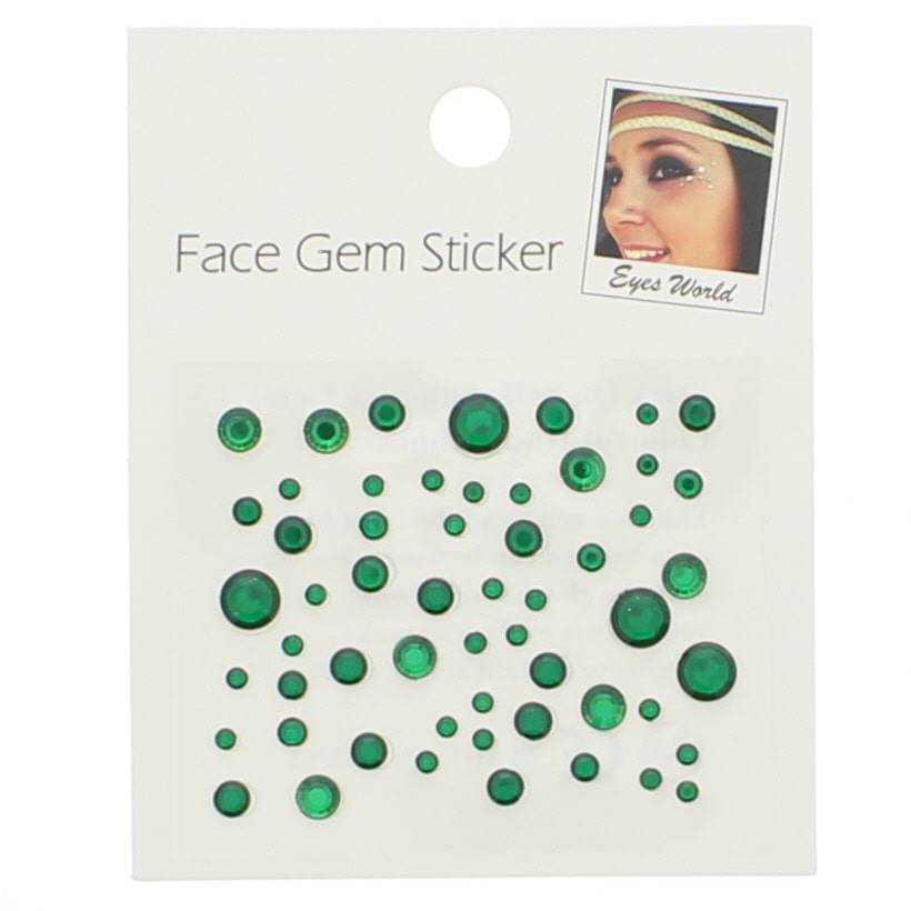 Zac's Alter Ego Crystal Faceted Round Stone Face Jewels - Festival Body Art - Picture 11 of 27