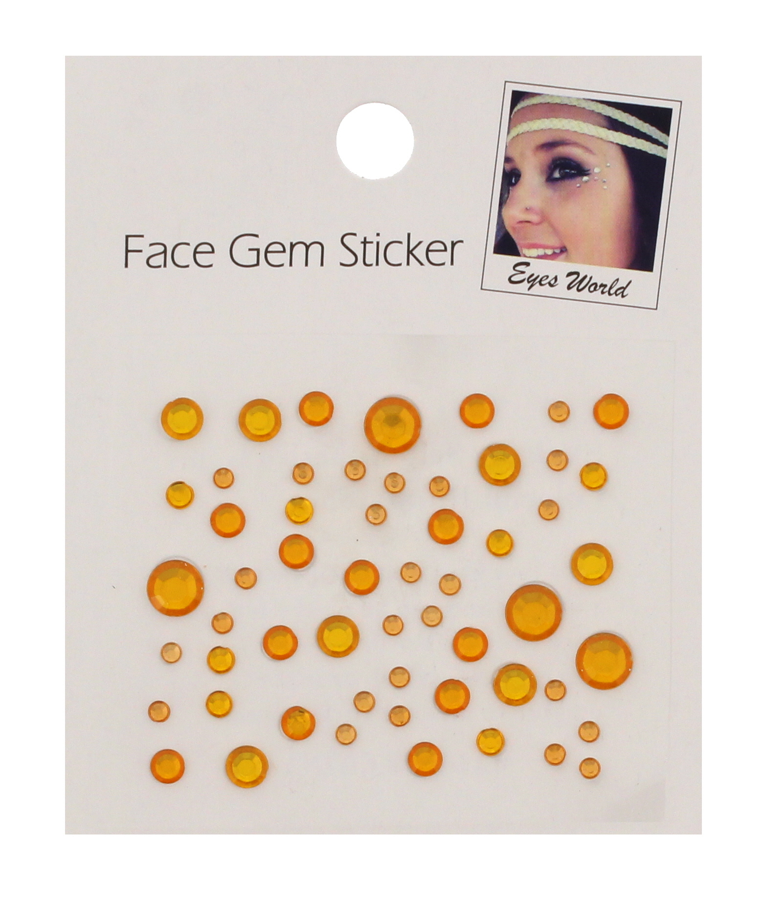 Zac's Alter Ego Crystal Faceted Round Stone Face Jewels - Festival Body Art - Picture 13 of 27