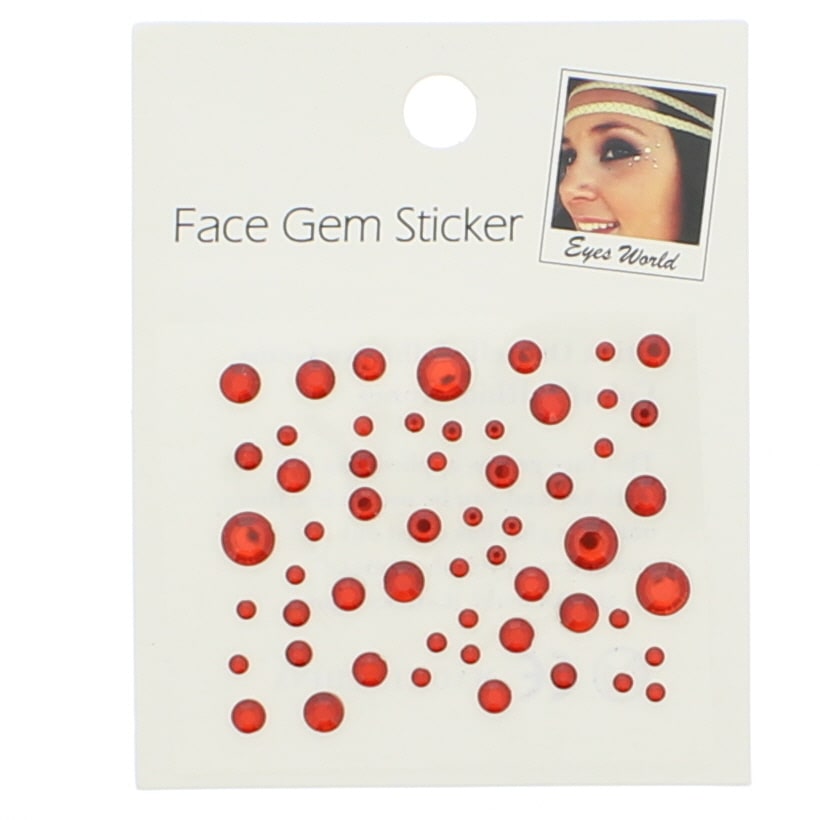 Zac's Alter Ego Crystal Faceted Round Stone Face Jewels - Festival Body Art - Picture 22 of 27