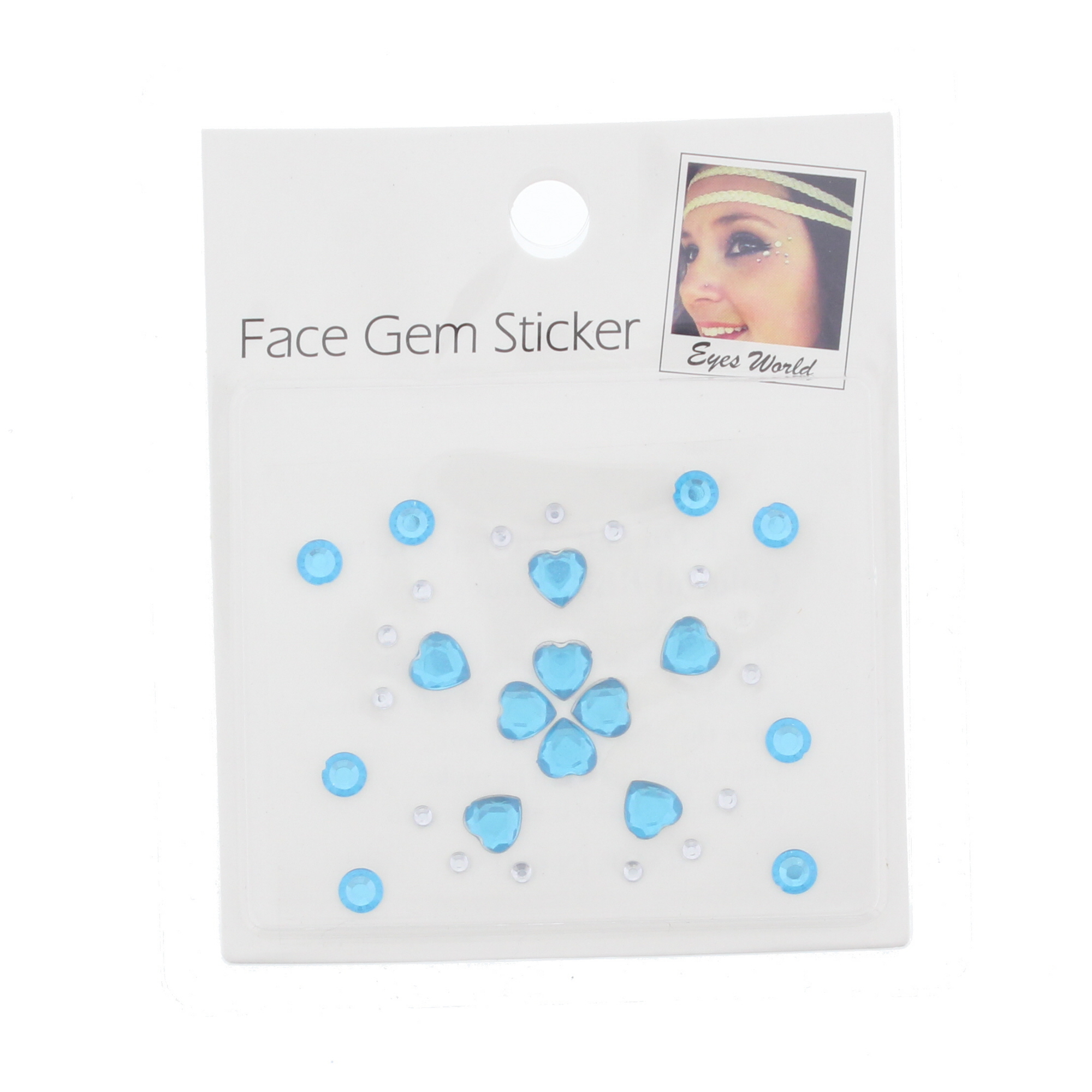 Zac's Alter Ego Crystal Faceted Round Stone Face Jewels - Festival Body Art - Picture 3 of 27
