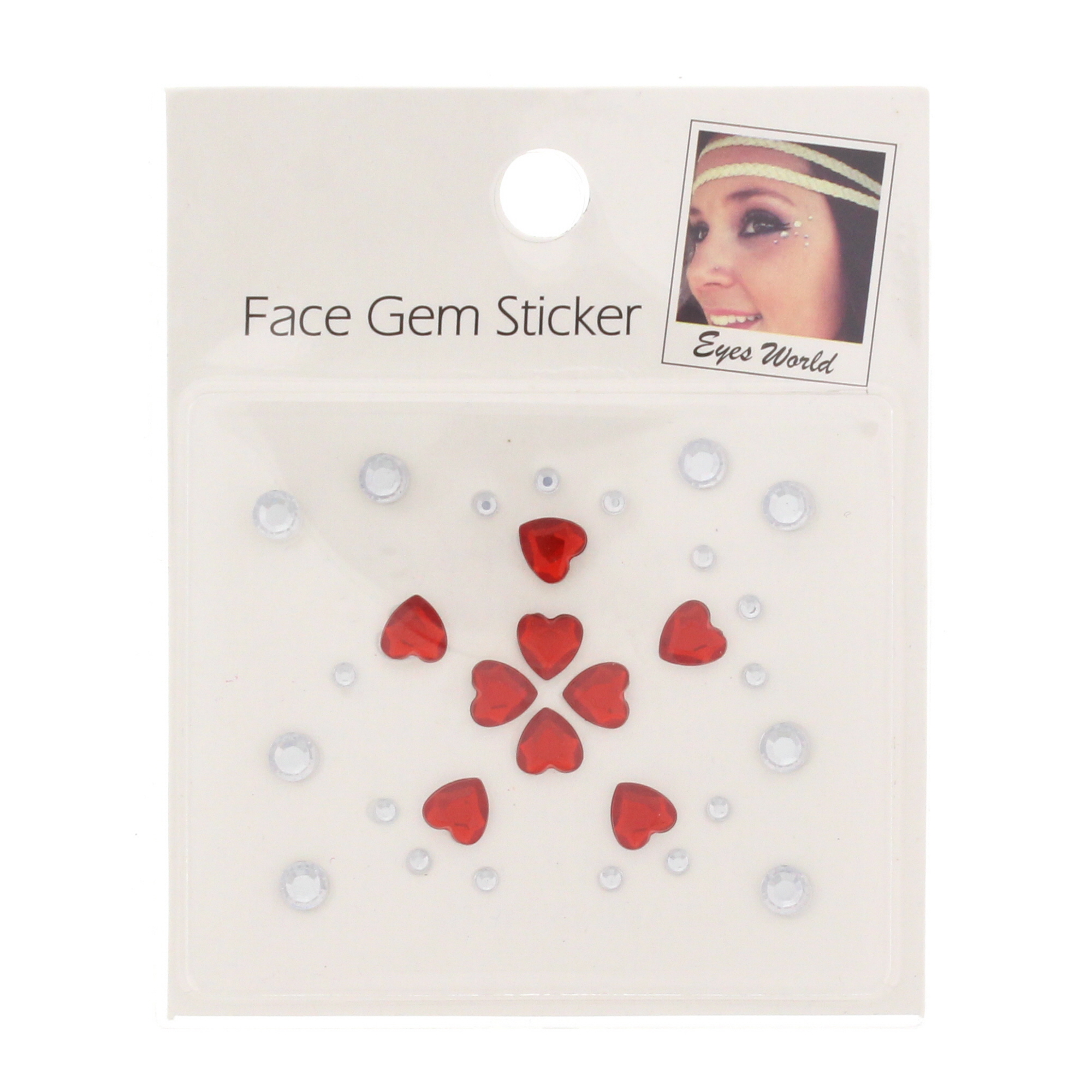 Zac's Alter Ego Crystal Faceted Round Stone Face Jewels - Festival Body Art - Picture 5 of 27