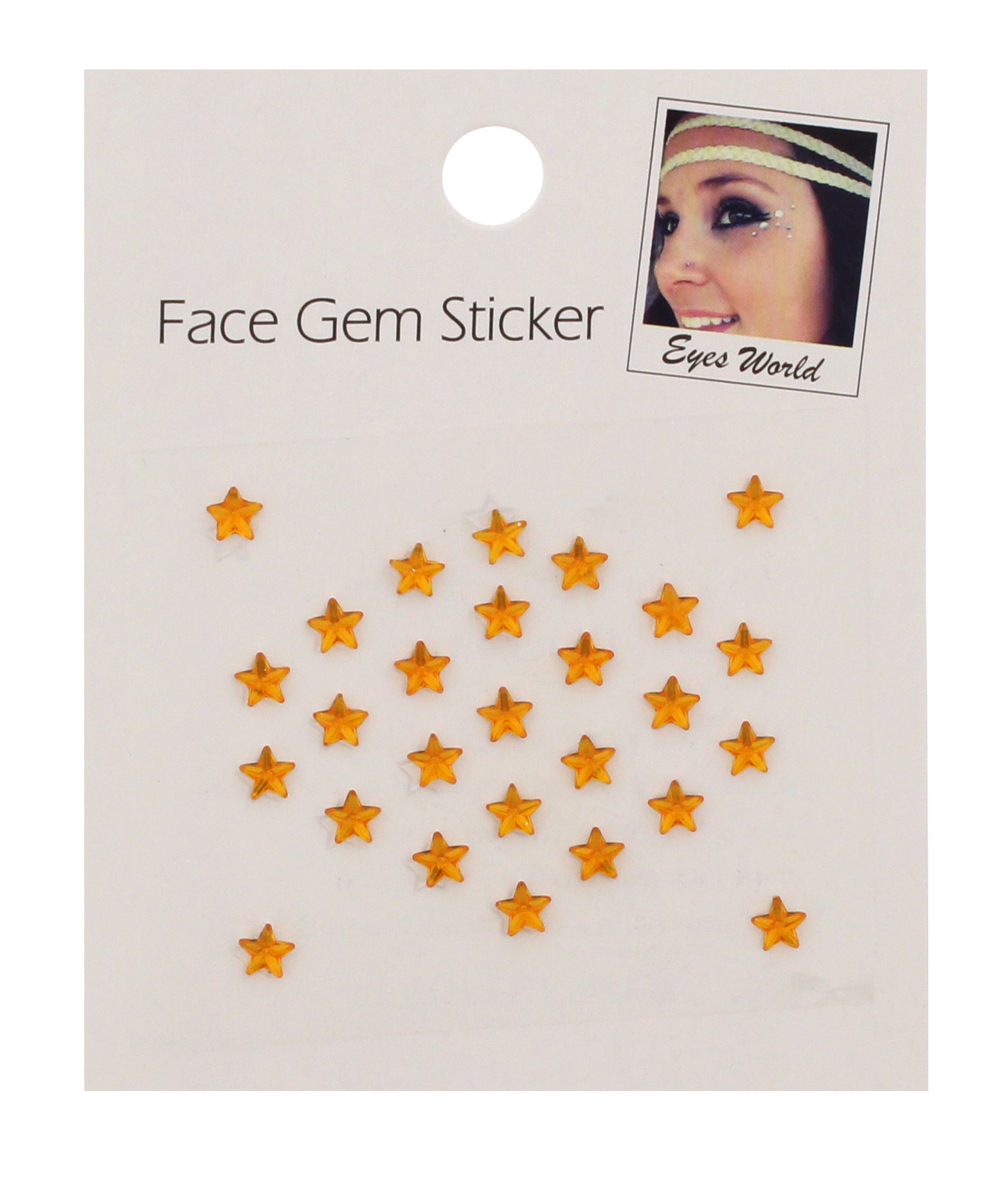 Zac's Alter Ego Crystal Faceted Round Stone Face Jewels - Festival Body Art - Picture 25 of 27