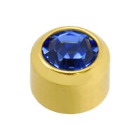 Pair of Gold or Silver Plated 4mm Caflon Ear Piercing Clear Crystal Stone - Picture 11 of 13