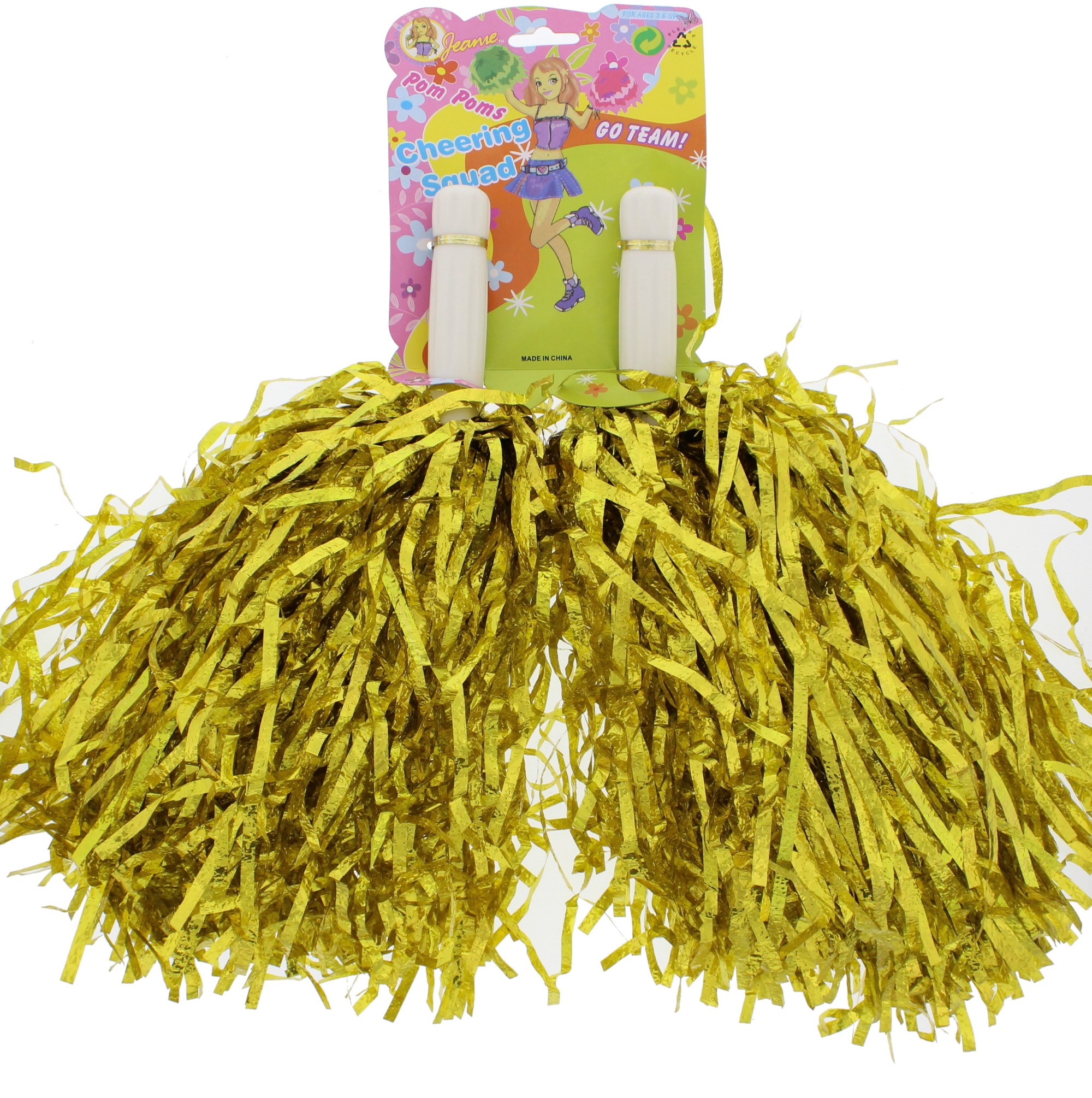 Zac's Alter Ego® Fancy Dress Tinsel Cheerleader Pom Poms eBay