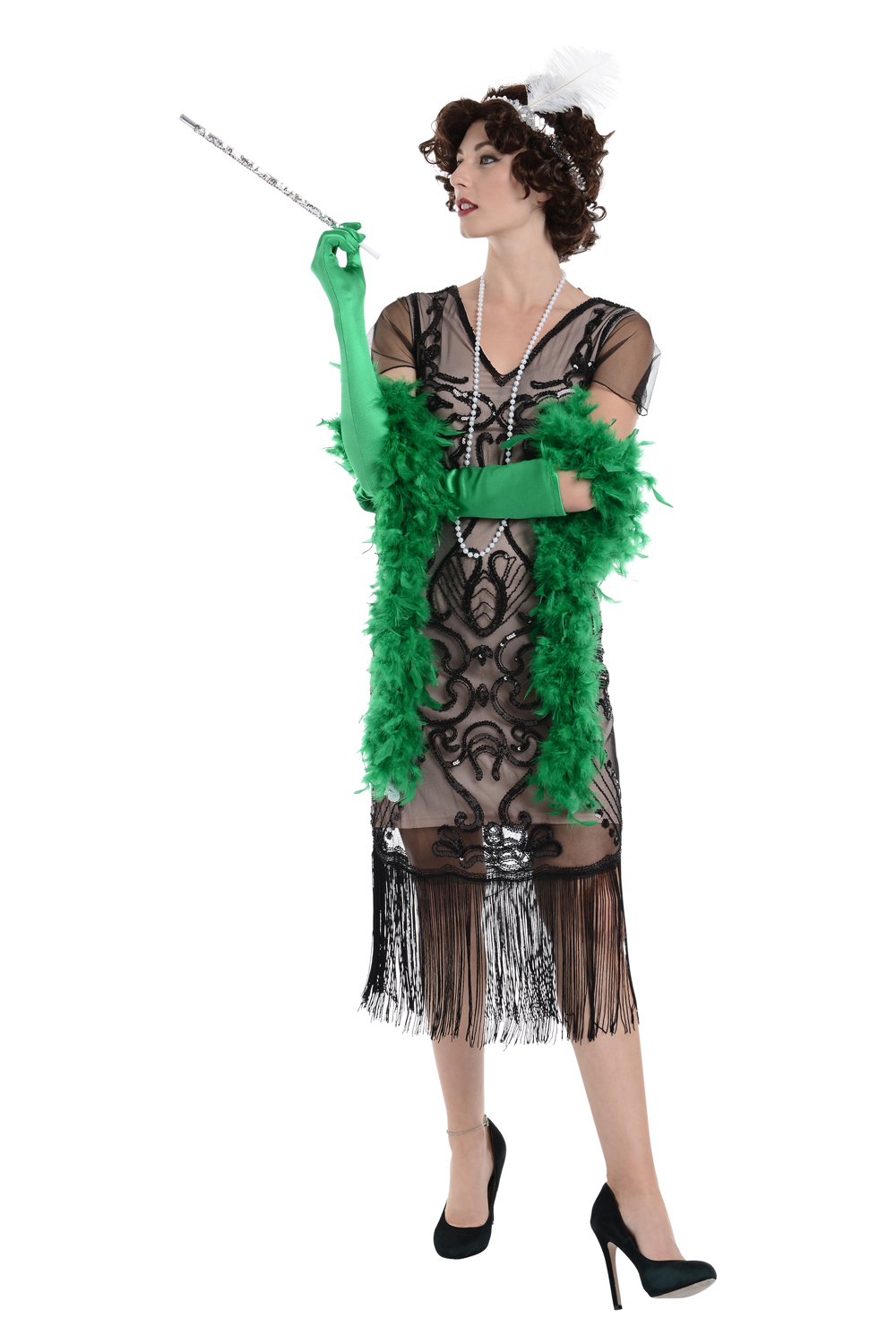 Juego de 5 aletas de vestido elegante Charleston de Zac's Alter Ego® - Imagen 10 de 28