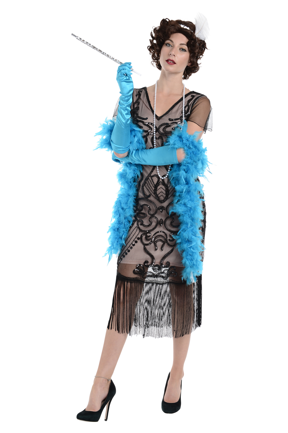Juego de 5 aletas de vestido elegante Charleston de Zac's Alter Ego® - Imagen 25 de 28