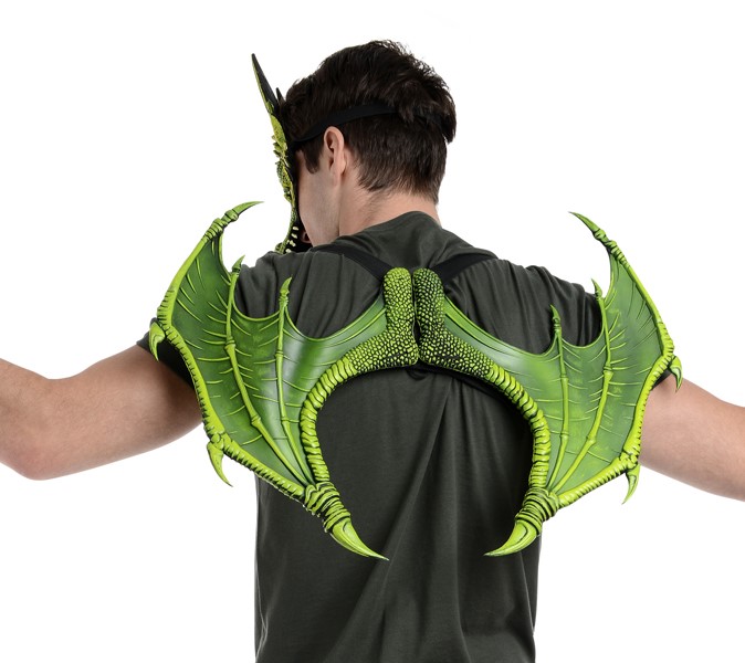 Zac's Alter Ego Fancy Dress Dragon Wings - Great for World Book Day & Halloween - Picture 8 of 12