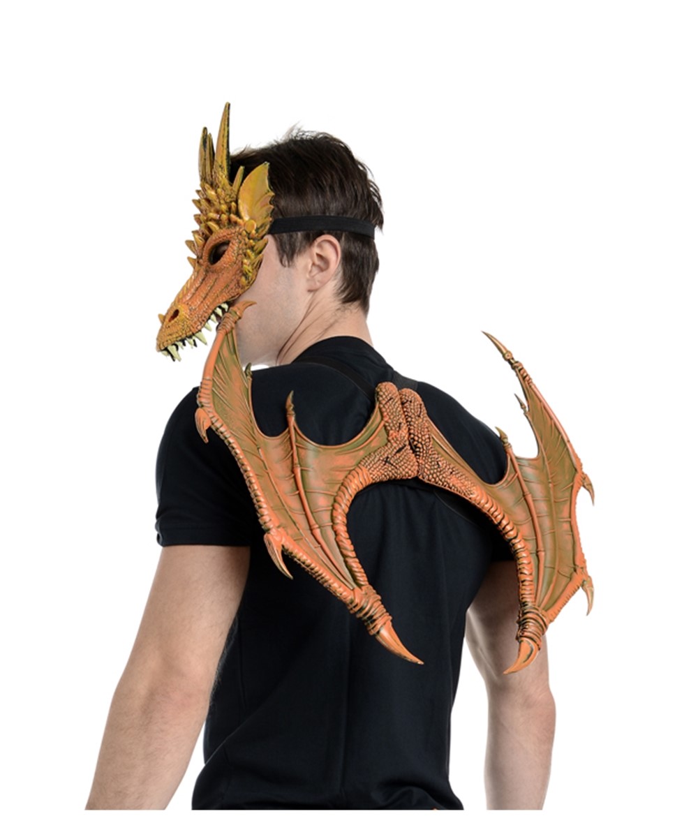 Zac's Alter Ego Fancy Dress Dragon Wings - Great for World Book Day & Halloween - Picture 10 of 12