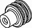 50 pieces Automotive Connectors LOOSE CABLE SEAL WHITE