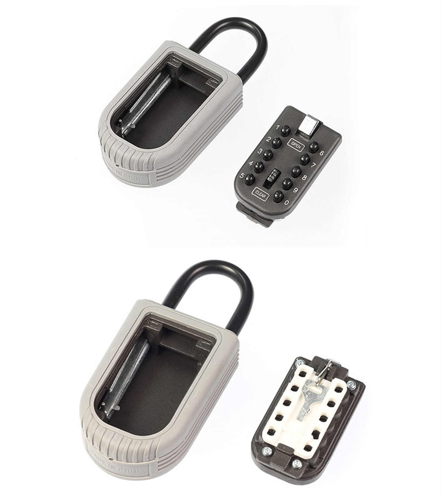 Key Storage Lock Box Digital Key safe Padlock Push Button Security