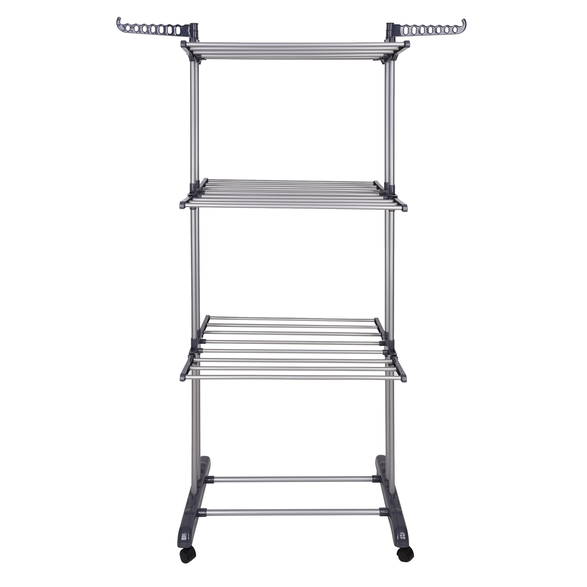 66" Laundry Clothes Storage Drying Rack Portable Folding Dryer Hanger