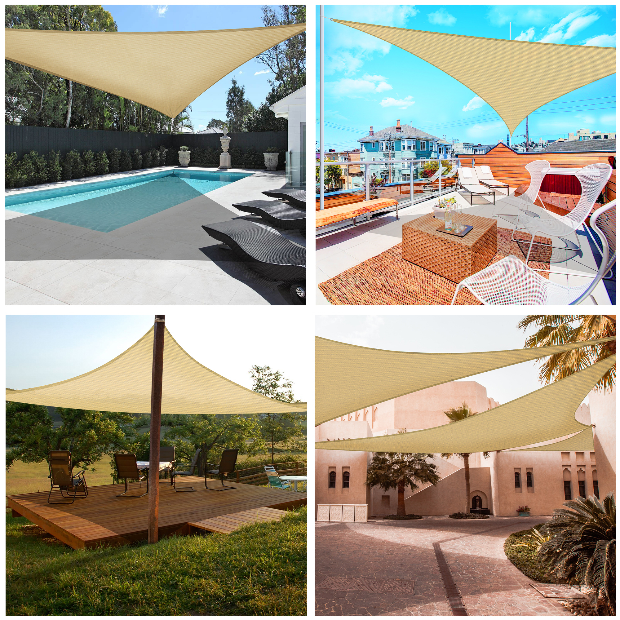 T no T x TARPtoTARP　Valo shade sunrise Amazon.com : LOVE STORY 12' x 12' x 12' Triangle Terra Red