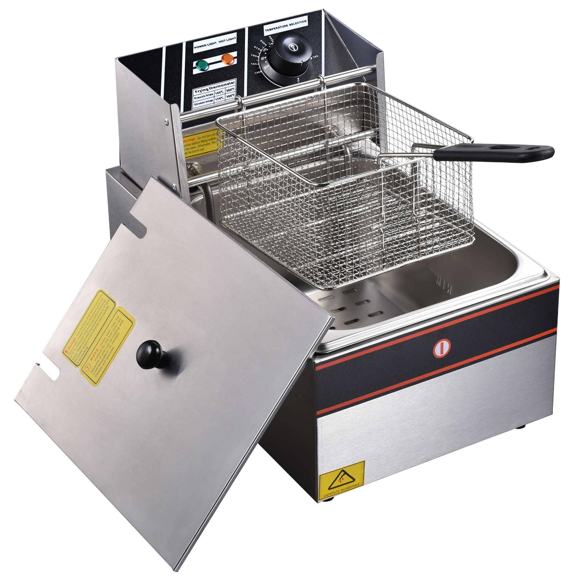 Electric Deep Fryer Commercial Restaurant Hotel 10L—24L Tank Fast Food