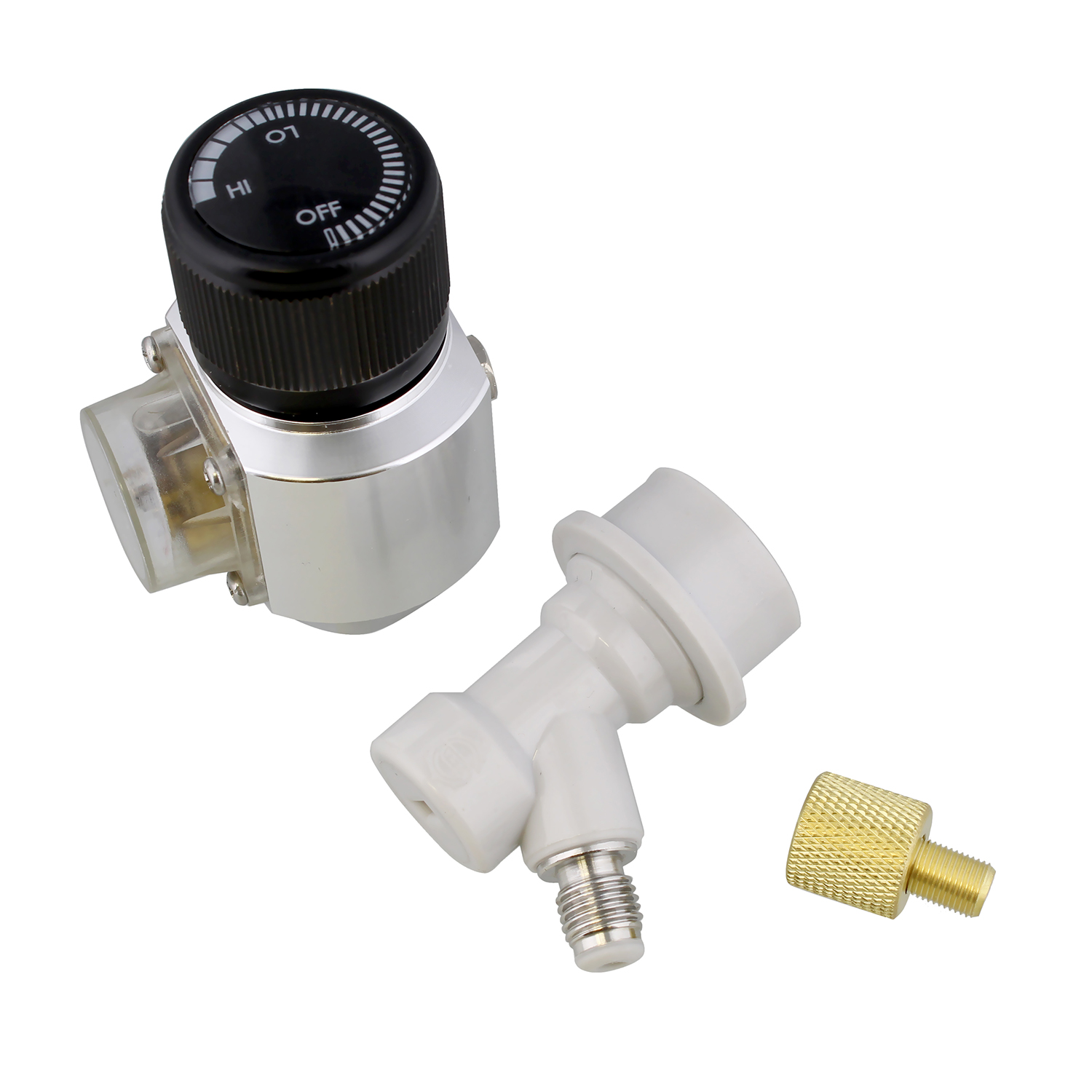 CO2 Keg Charger Keg CO2 Regulator Keg Regulator with Adapter and