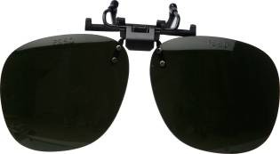Gafas abatibles de plástico ligero con clip - lentes soldadores verdes. - Imagen 9 de 9