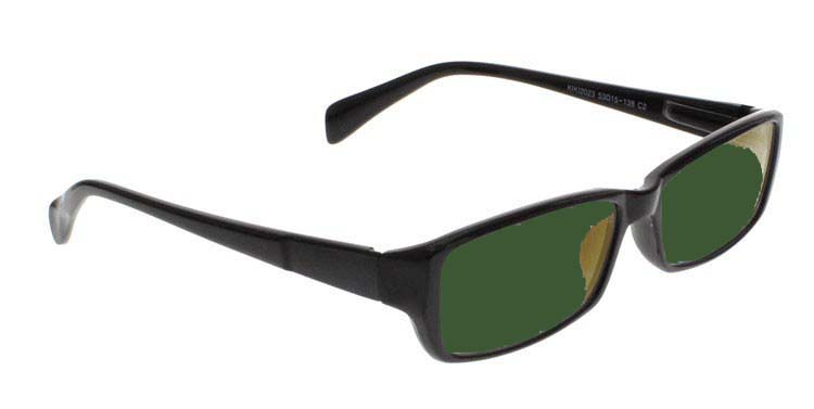Gafas de trabajo de vidrio BoroView en negro marco unisex - 53-16-140, bisagras de resorte - Imagen 3 de 3