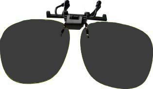 Gafas abatibles de plástico ligero con clip - lentes soldadores verdes. - Imagen 8 de 9