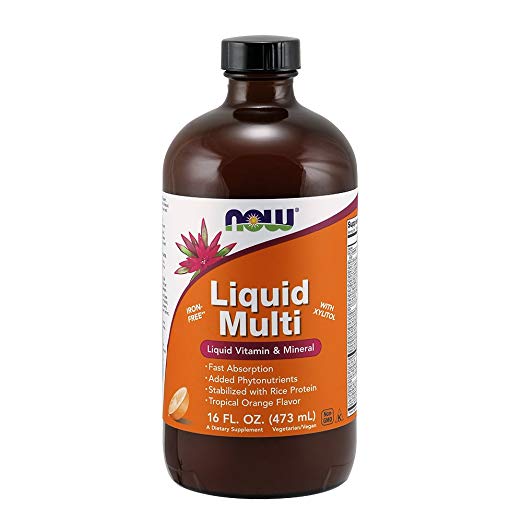 Now Foods Liquid Multi, IronFree w/ Xylitol, Liquid Vitamin, 16