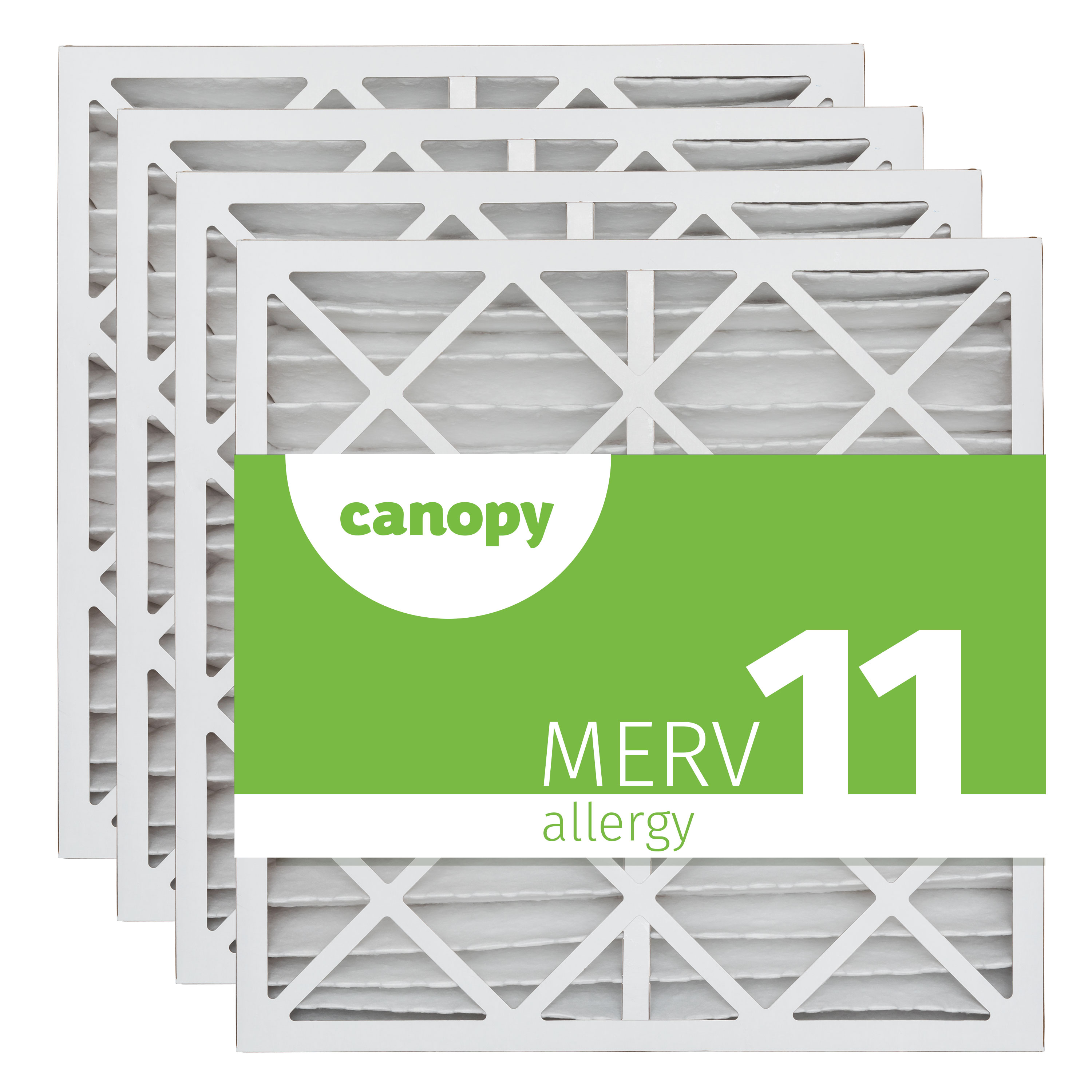 19-1//2 x 19-1//2 x 3-3//4 6 PACK Actual Size 20x20x4 MERV 11 AC Air Filters