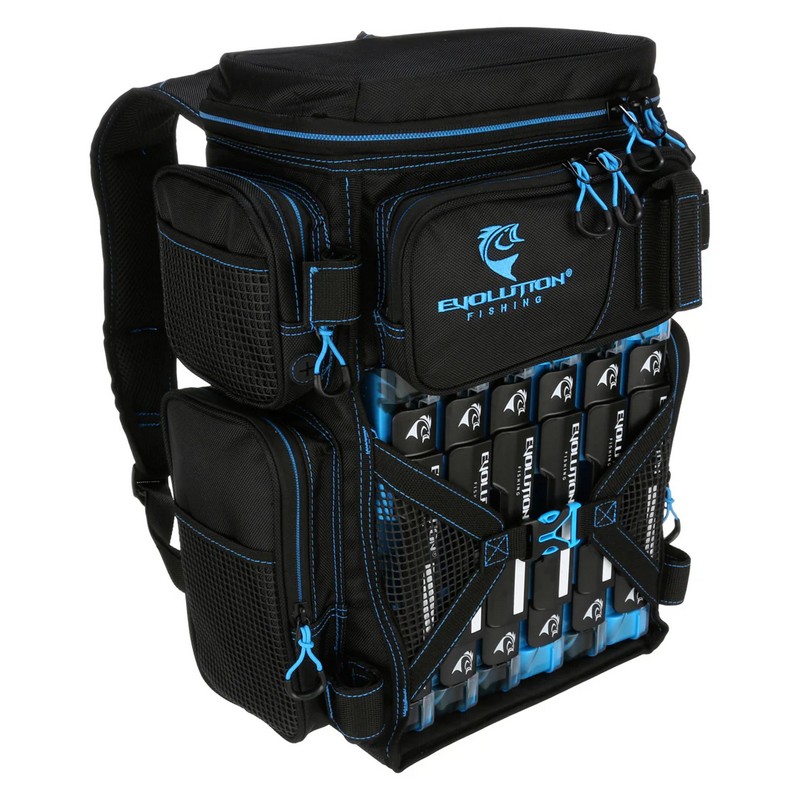 Evolution Outdoor Drift Series 3600 Tackle Backpack with Rod