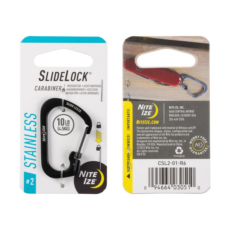 Nite Ize SlideLock® Carabiner Stainless Steel