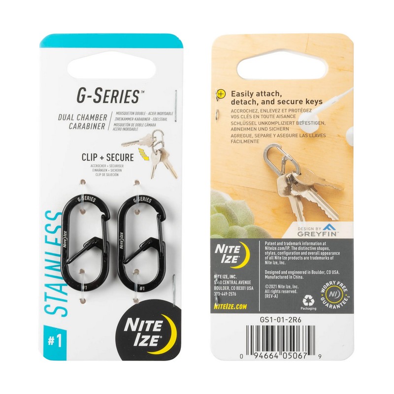 Nite Ize G-Series® Dual Chamber Carabiner