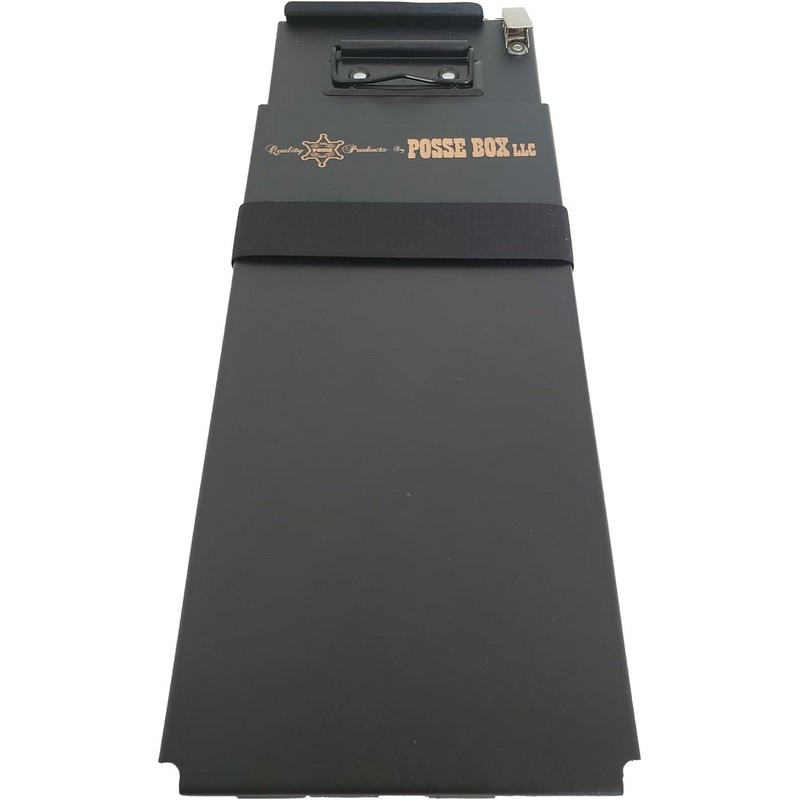Posse Box TTS-43 Aluminum Top-Opening Flip-Cover Two-Compartment Clipboard