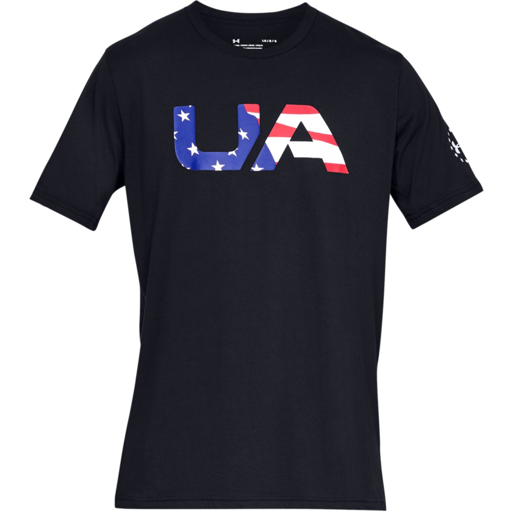Under Armour 1333352 Men's UA Freedom Big Flag USA T-Shirt