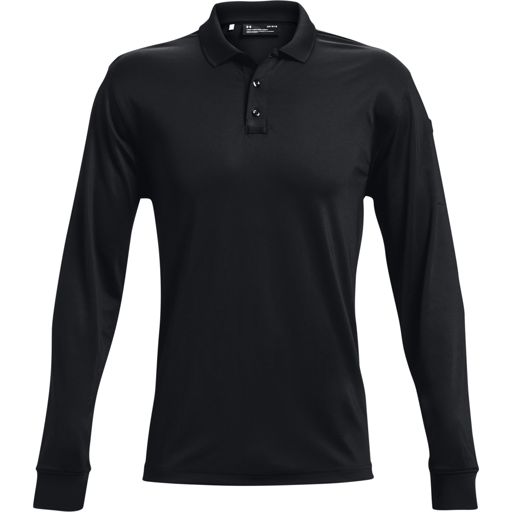 Under Armour 1365383 Men's Tac Performance 2.0 Loose-Fit Long Sleeve Polo Shirt - Picture 6 of 9