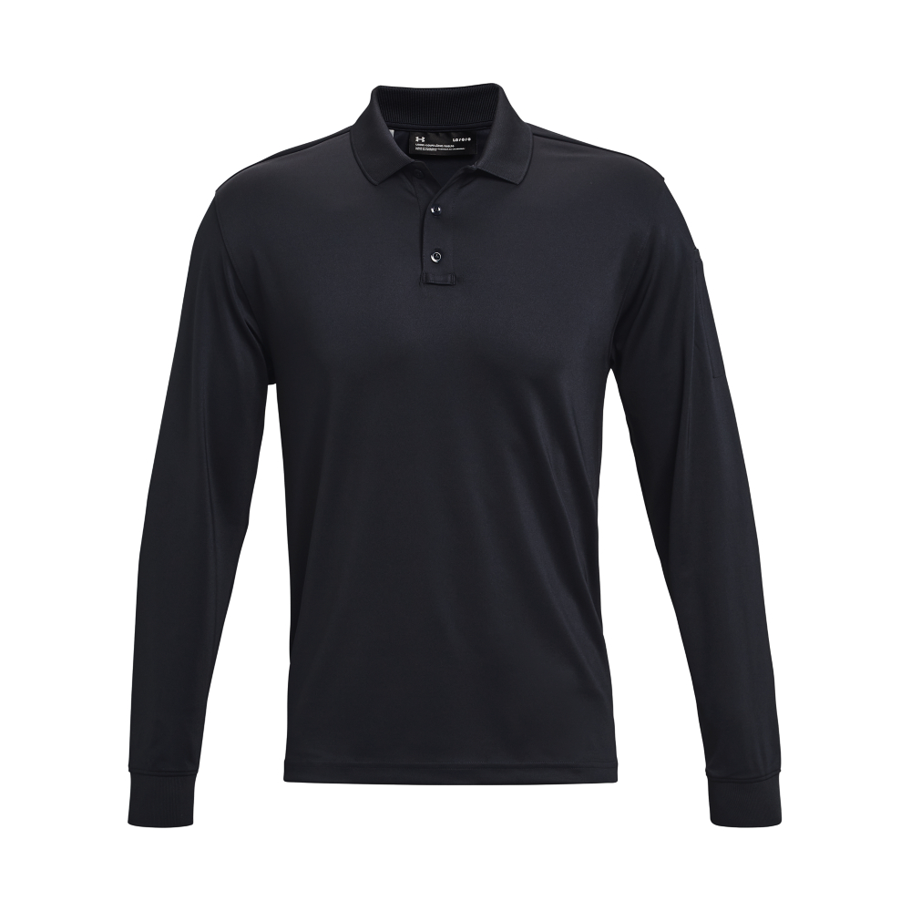 Under Armour 1365383 Men's Tac Performance 2.0 Loose-Fit Long Sleeve Polo Shirt - Picture 8 of 9