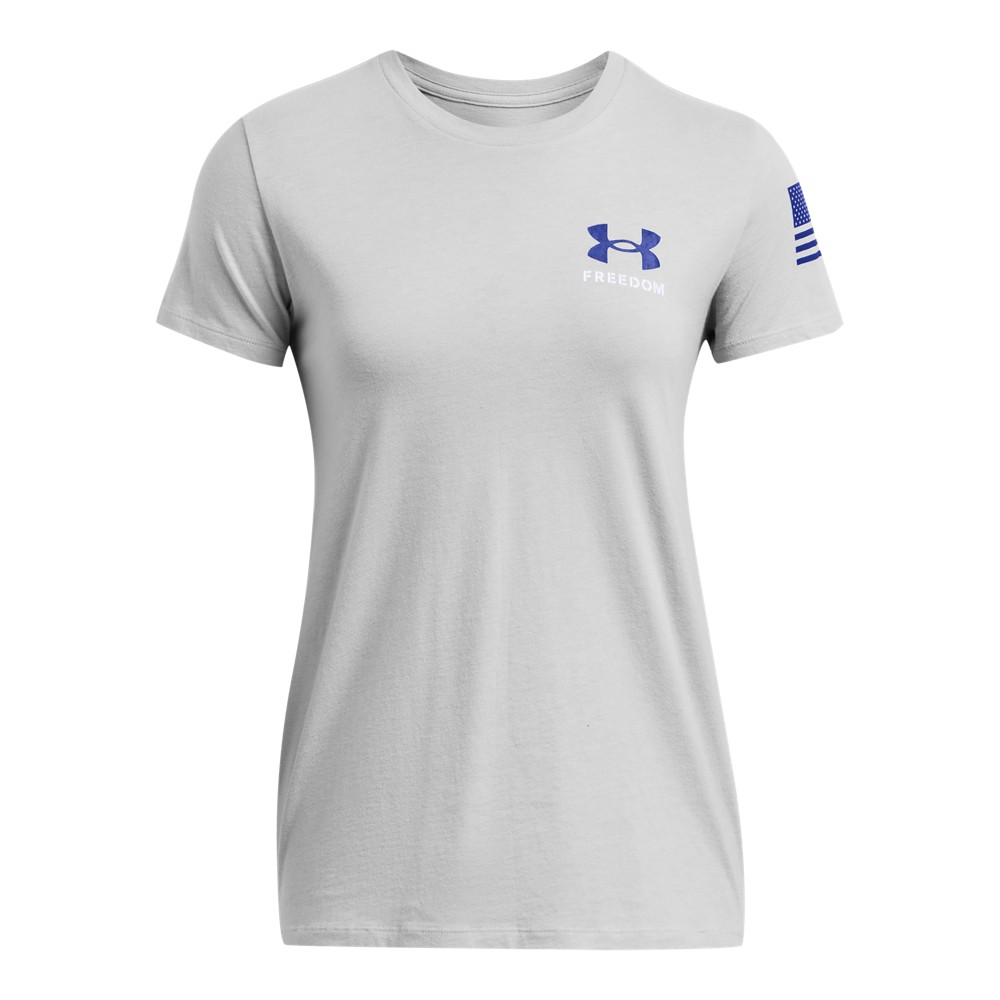 Under Armour 1370819 Women's UA Freedom Banner Short Sleeve Tee Graphic T-Shirt - Picture 24 of 34
