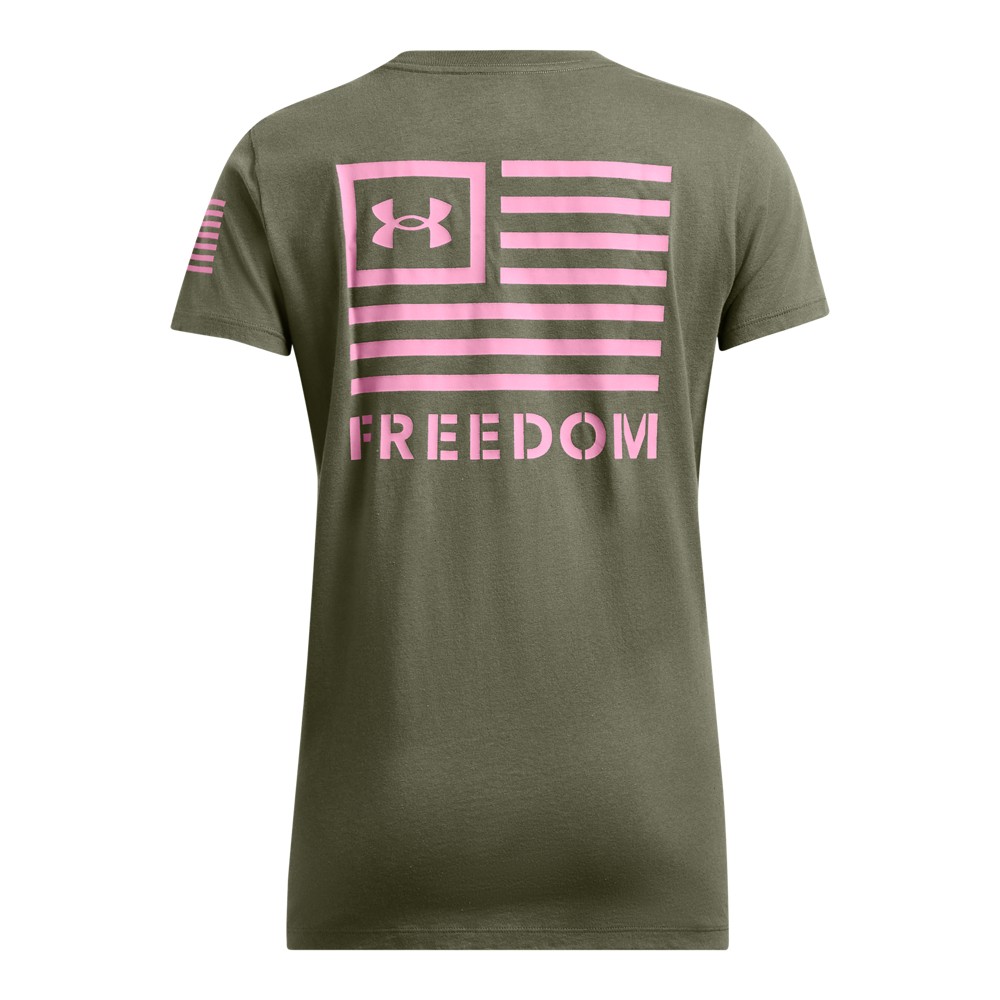 Under Armour 1370819 Women's UA Freedom Banner Short Sleeve Tee Graphic T-Shirt - Picture 19 of 34