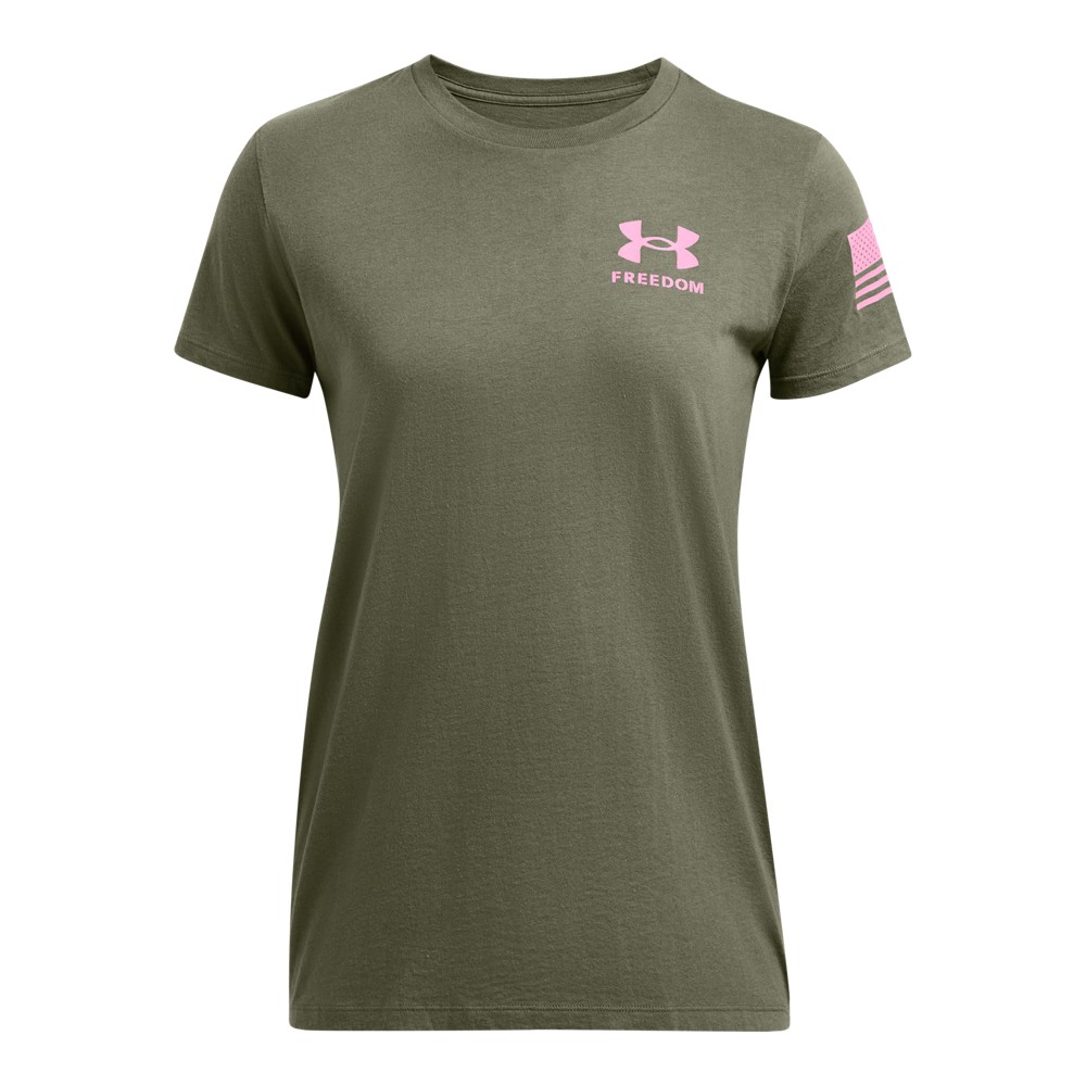 Under Armour 1370819 Women's UA Freedom Banner Short Sleeve Tee Graphic T-Shirt - Picture 20 of 34