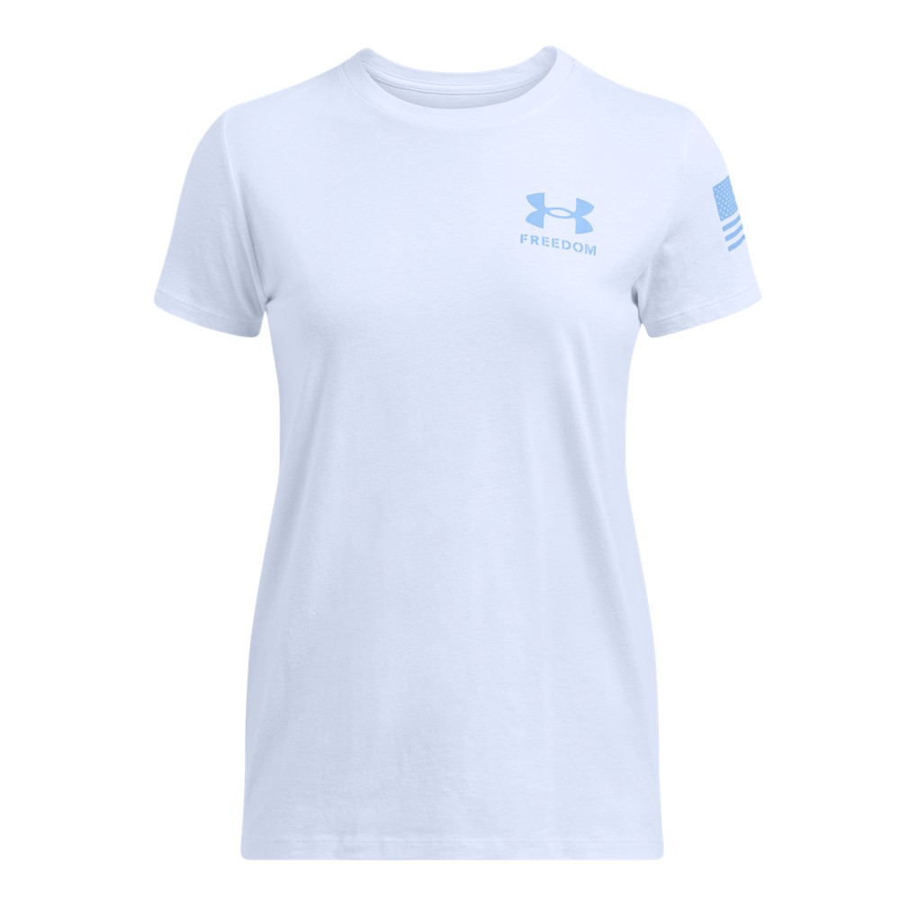 Under Armour 1370819 Women's UA Freedom Banner Short Sleeve Tee Graphic T-Shirt - Picture 26 of 34