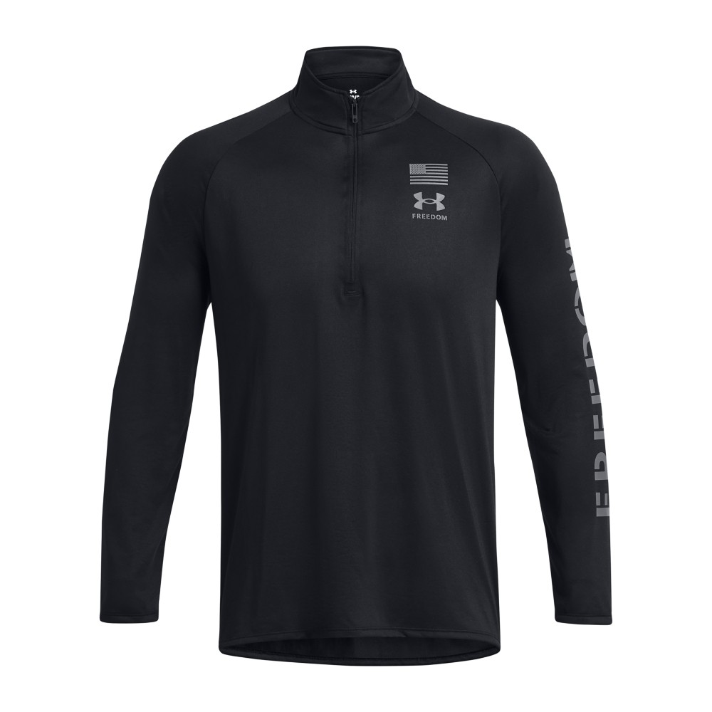 Under Armour 1382200 Men’s UA Freedom Tech 1/2 Zip Long Sleeve T-Shirt