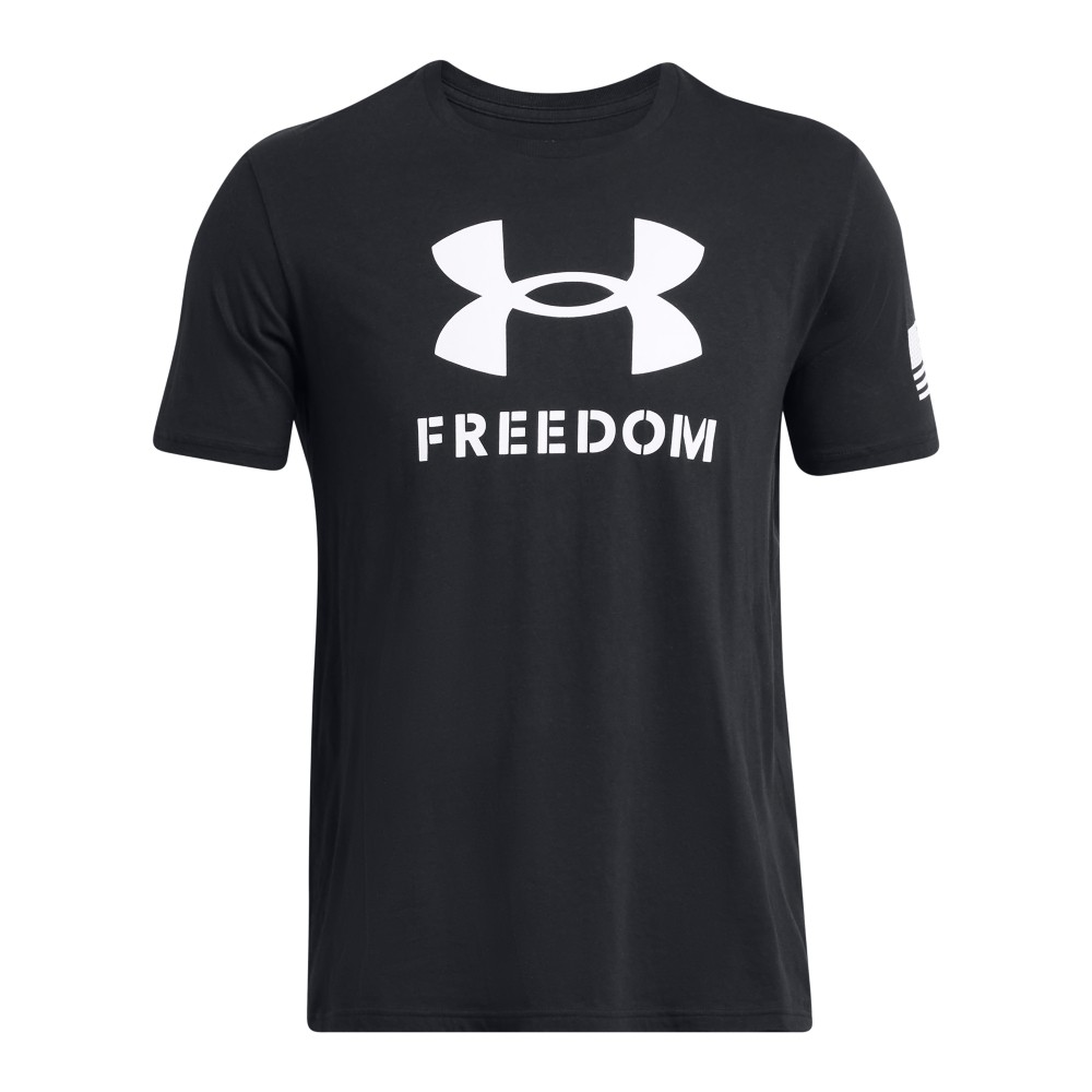 Under Armour 1382970 Men’s UA Freedom Logo T-Shirt Short Sleeve Athletic Tee