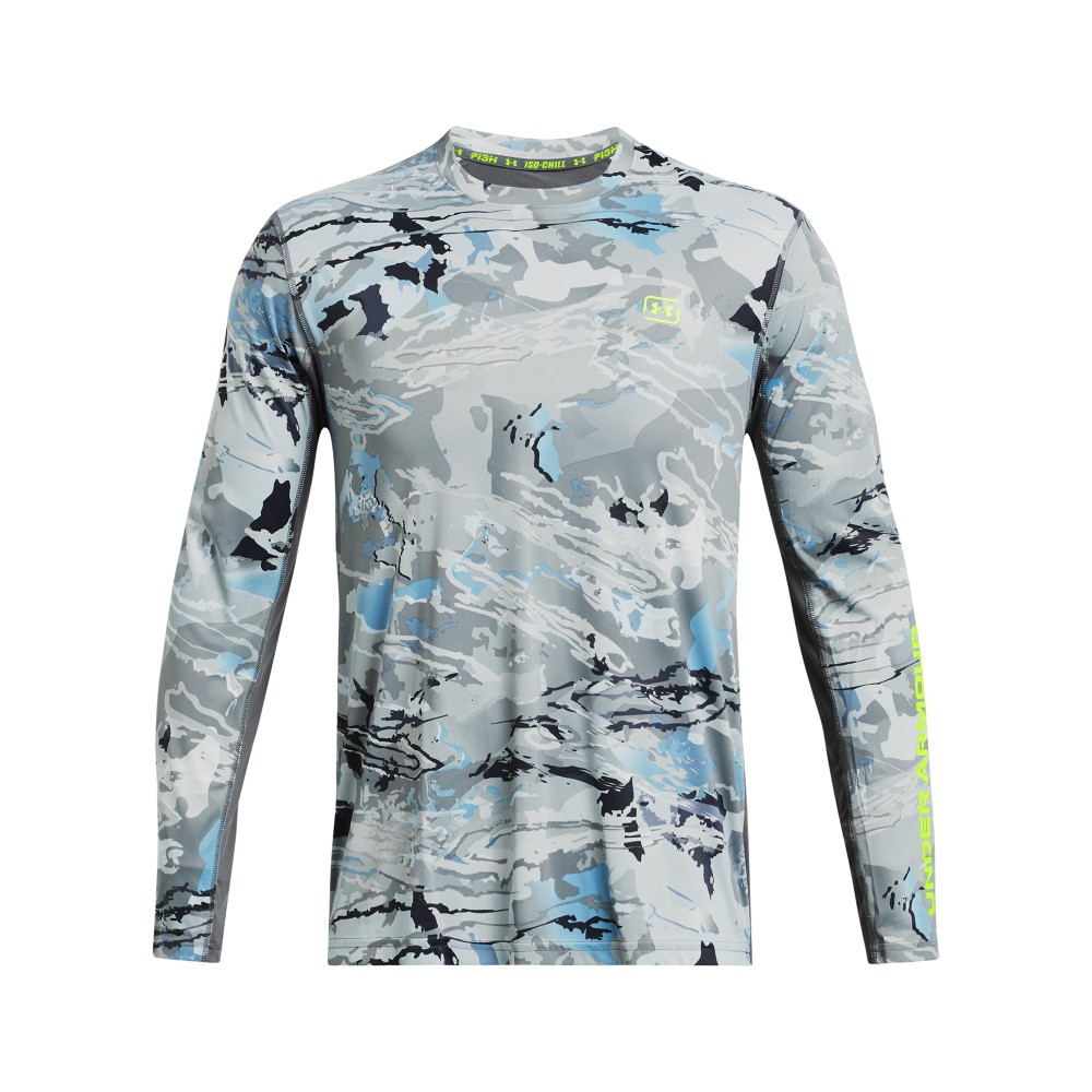 Under Armour 1383573 Men's UA Iso-Chill Fish Pro Camo Long Sleeve T-Shirt - Picture 4 of 9