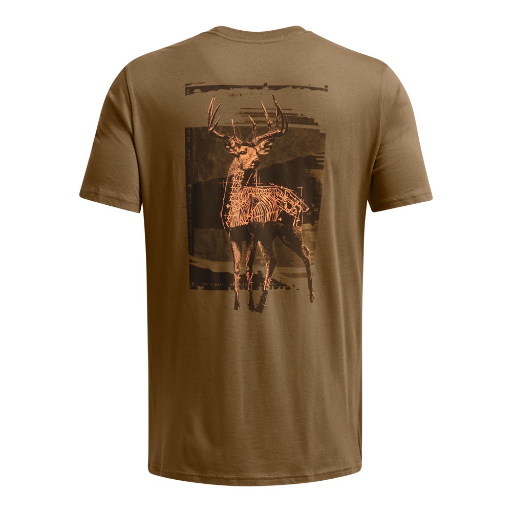 Under Armour 1386778 Men's UA Schematic White Tail Deer Tee Short Sleeve T-Shirt
