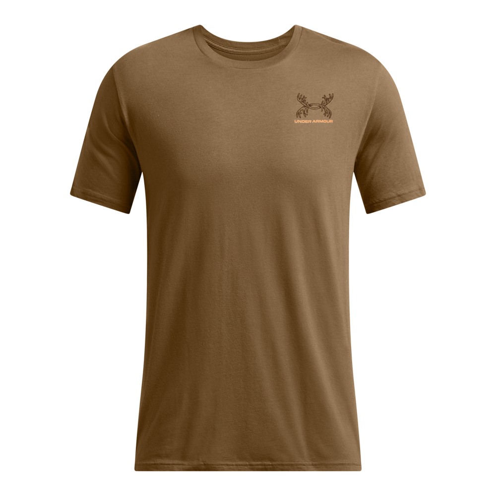 Under Armour 1386778 Men's UA Schematic White Tail Deer Tee Short Sleeve T-Shirt
