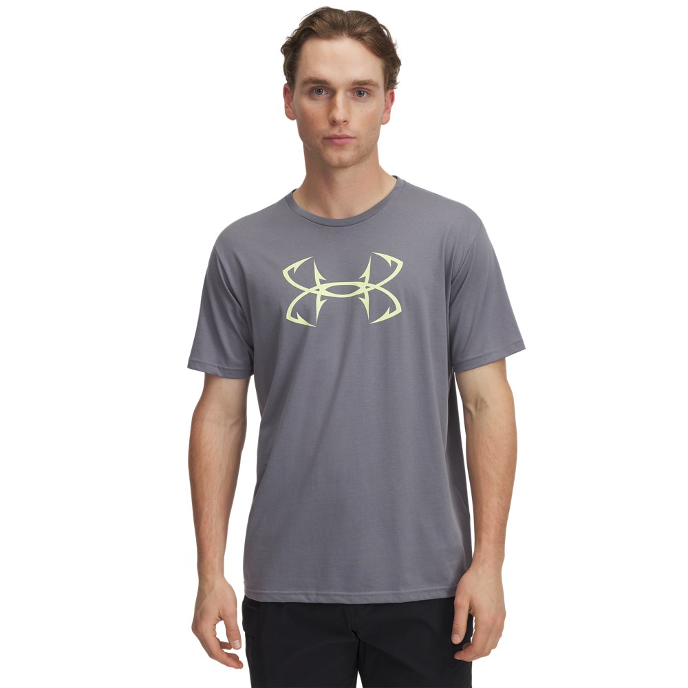 Under Armour 1331197 Men's UA Fish Hook Logo Short Sleeve Graphic T-Shirt - Picture 13 of 13