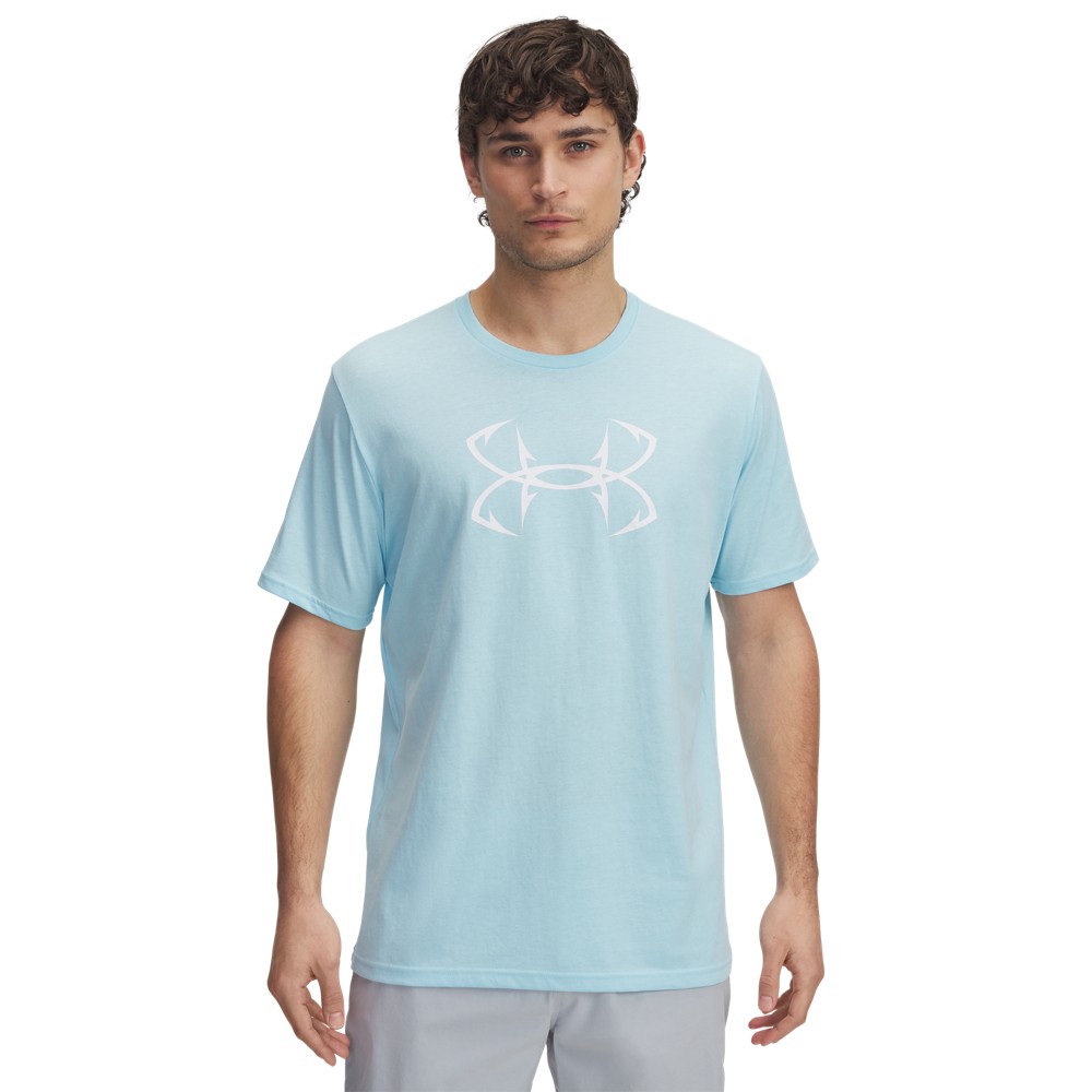 Under Armour 1331197 Men's UA Fish Hook Logo Short Sleeve Graphic T-Shirt - Picture 12 of 13