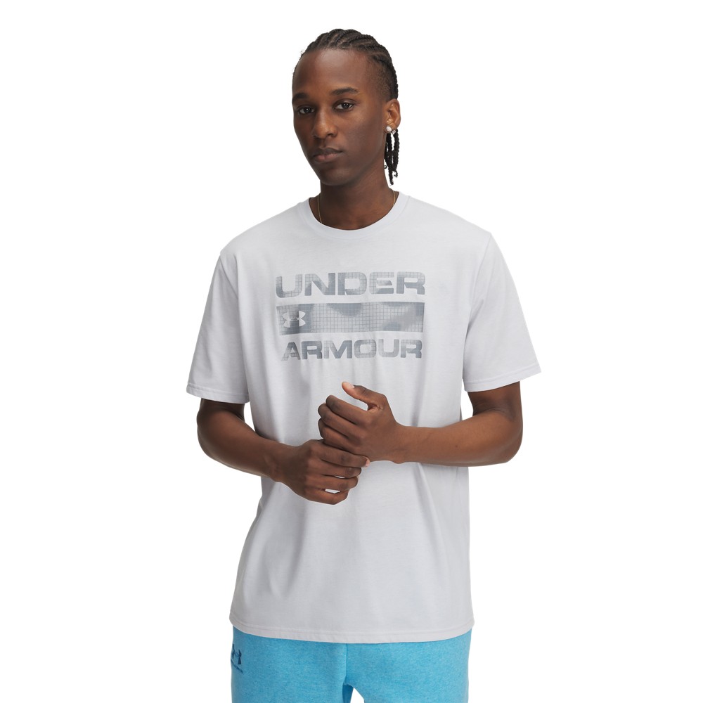 Under Armour 1361903 Men's UA Stacked Logo Fill Short Sleeve Graphic T-Shirt - Picture 12 of 21