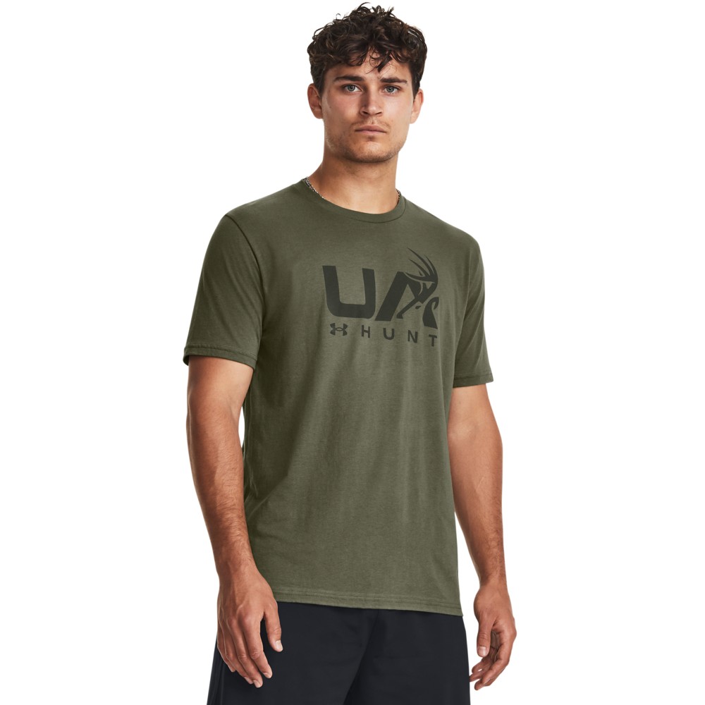 Under Armour 1366014 Men's UA Antler Hunt Logo T-Shirt Short Sleeve Graphic Tee - Picture 8 of 11