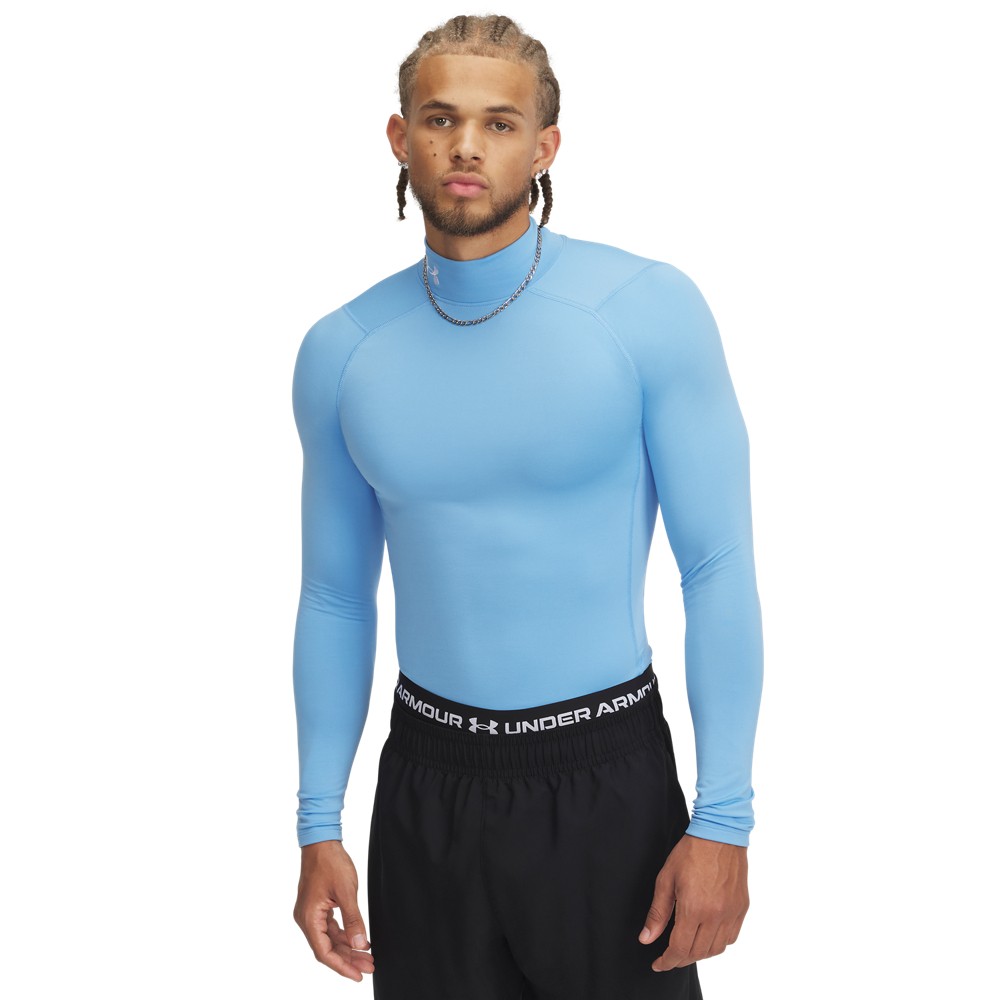 Under Armour 1366072 UA ColdGear® Armour Compression Mock Shirt Long Sleeve Tee - Picture 6 of 18