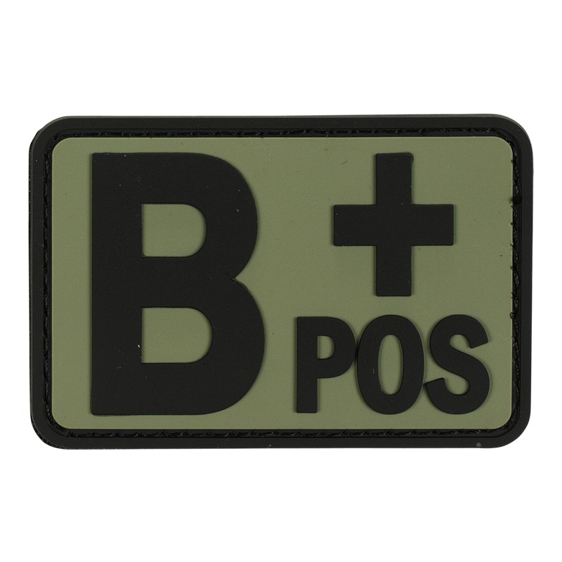 Voodoo Tactical 07-0993 Rubber "B Positive" Blood Type Patch