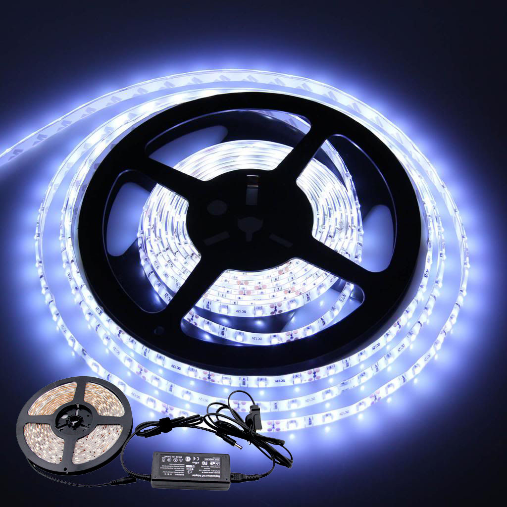 20M 15M 10M 5M LED 5050 3528 RGB Strip Light Kit Flexible Dimmable