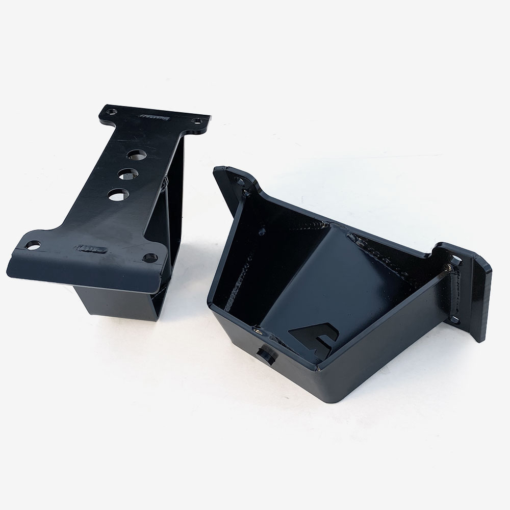 Apoc Tapered Leaf Spring Lift Block Kit8" Tall, 3" Wide For Chevy