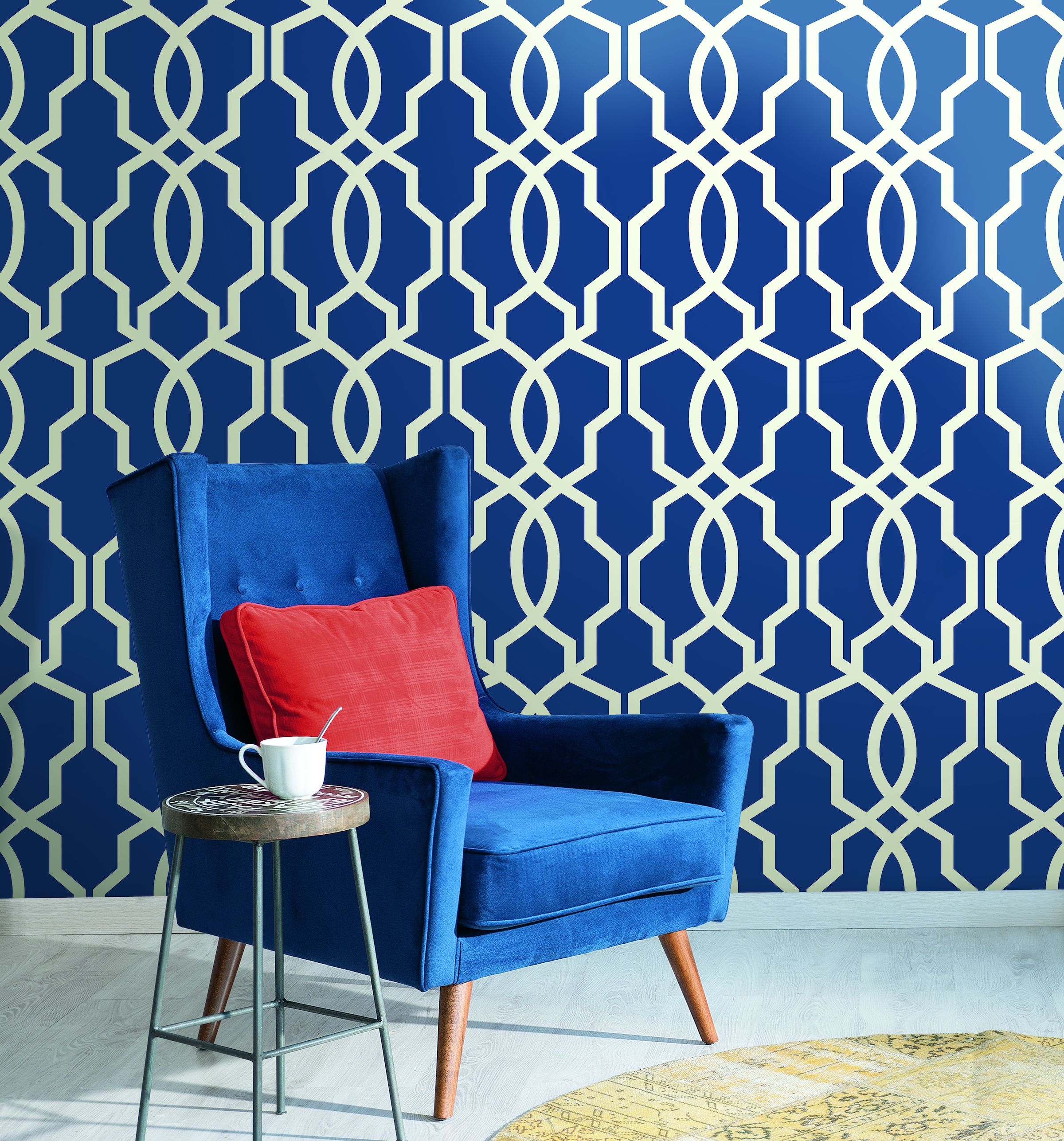 York Wallcoverings GE3668 Ashford Geometrics Hourglass