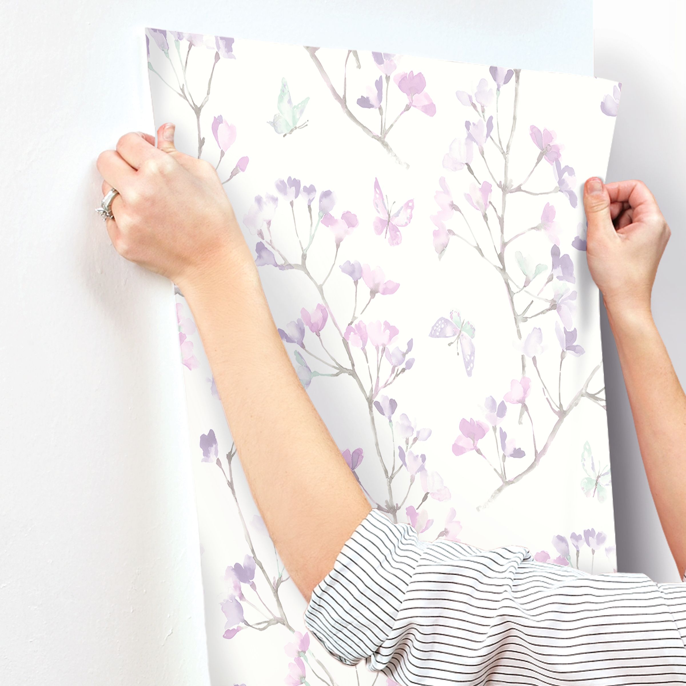 York Wallcoverings KI0515 A Perfect World Watercolor BranchWallpaper eBay