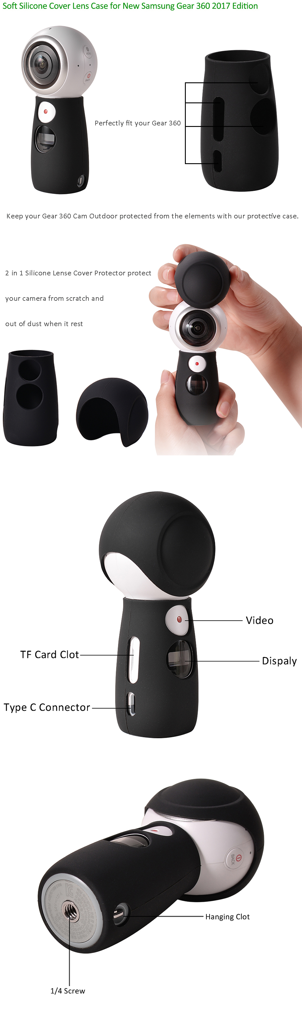 samsung gear 360 custodia samsung gear 360 custodia